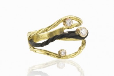 Triple Band Clover Ring