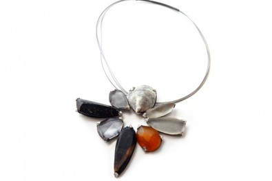 Circle Stone Necklace