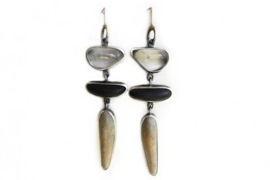 Three Stone Earrings
