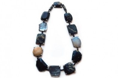 Faceted Stone Necklace