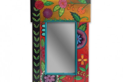 Sticks Floral Mirror