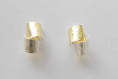 Sterling Silver & Gold Earrings (small)